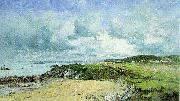 Eugene Boudin Rivage de Portrieux oil on canvas